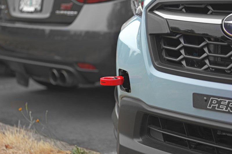 PERRIN 2022 Subaru WRX / 18-21 Crosstrek / 14-21 Forester Tow Hook Kit (Front) - Red