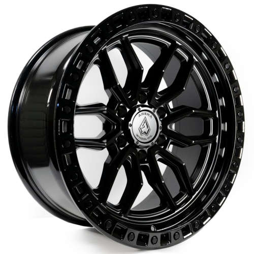 Arena Hustle A109 17x8.5 +25 Satin Black