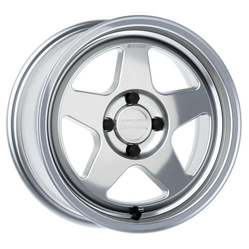 Kansei KNP K12H 15x7 +25 Hypersilver with a Machined Lip