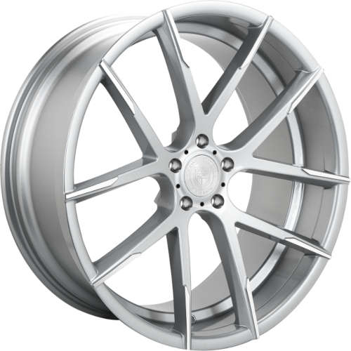 Lexani Stuttgart20x10 +38 Silver with Machined Spoke Tips