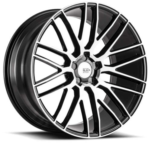Savini BM1320x10 +15 Black with Machined Spoke Faces