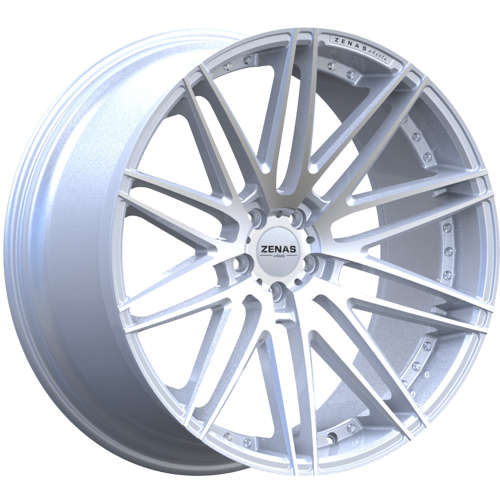 Zenas ZW0120x10 +42 Silver with Machined Spoke Faces