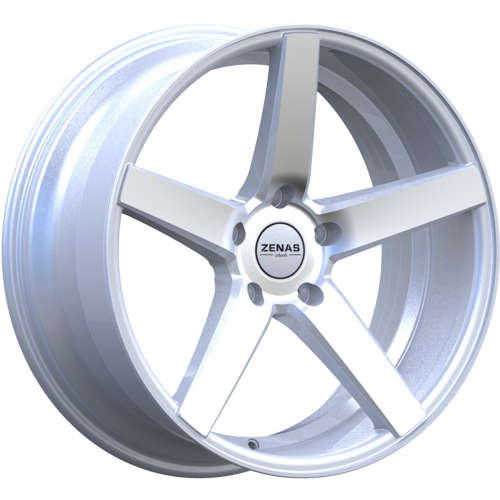 Zenas ZW0220x9 +20 Silver with Machined Spoke Faces