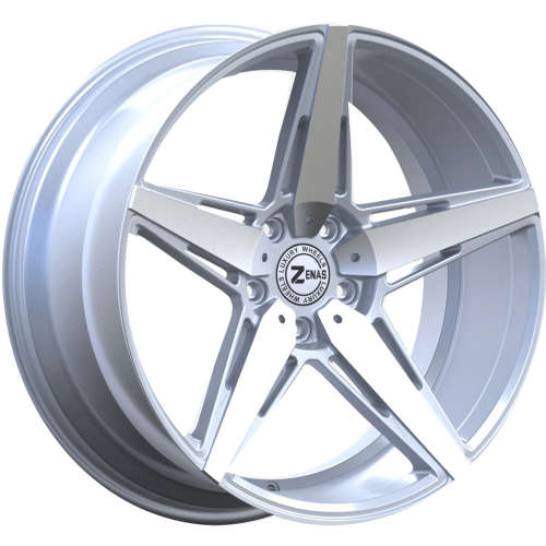 Zenas ZW0520x10 +38 Hypersilver with Machined Spoke Faces