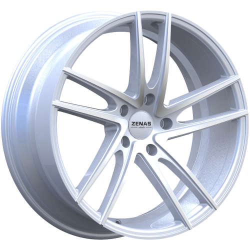 Zenas ZW1120x10 +25 Silver with Machined Spoke Faces