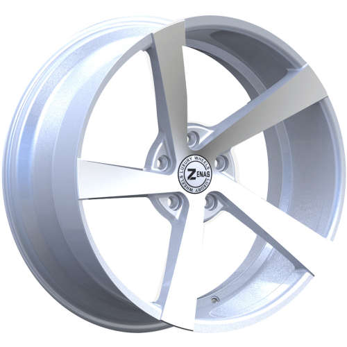 Zenas ZW1520x8.5 +20 Hypersilver with Machined Spoke Faces