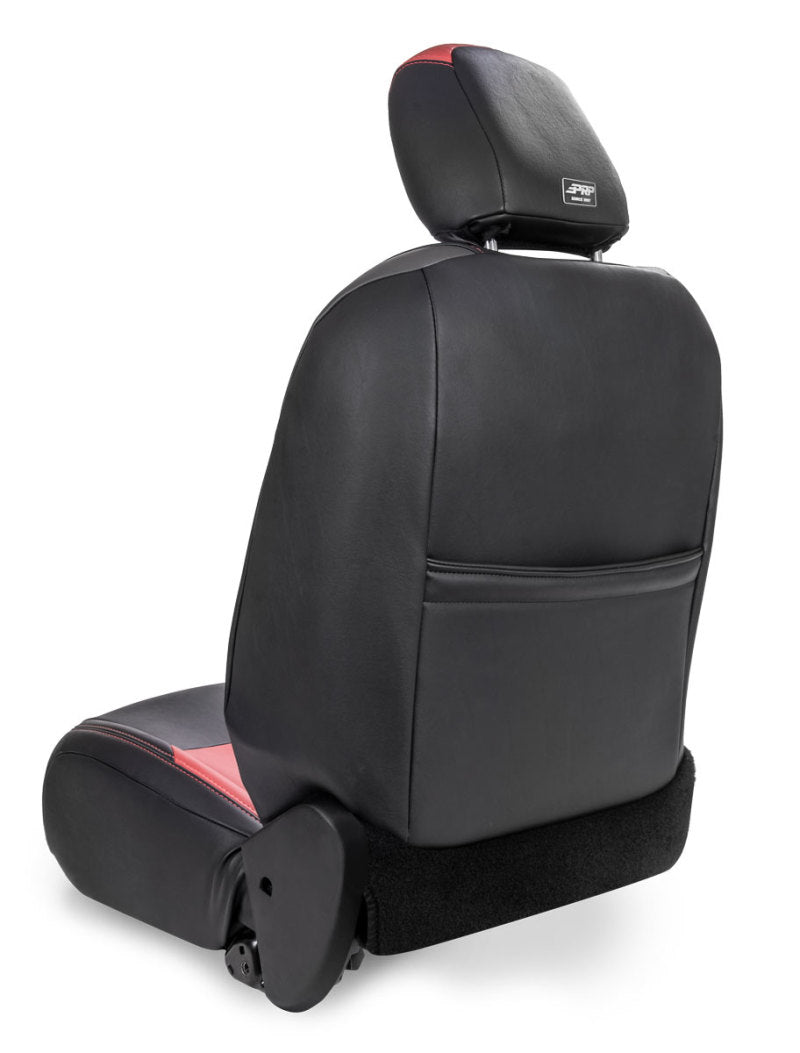 PRP 2018+ Jeep Wrangler JL/2 door/ Non-RubiconFront Seat Covers (Pair) - Black/Tan