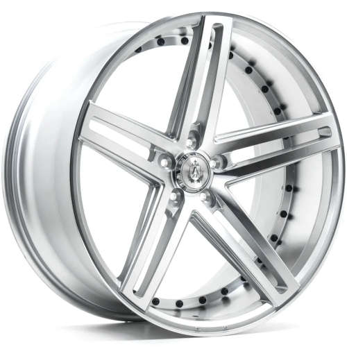 Axe EX2020x10 +25 Silver with Machined Spoke Faces