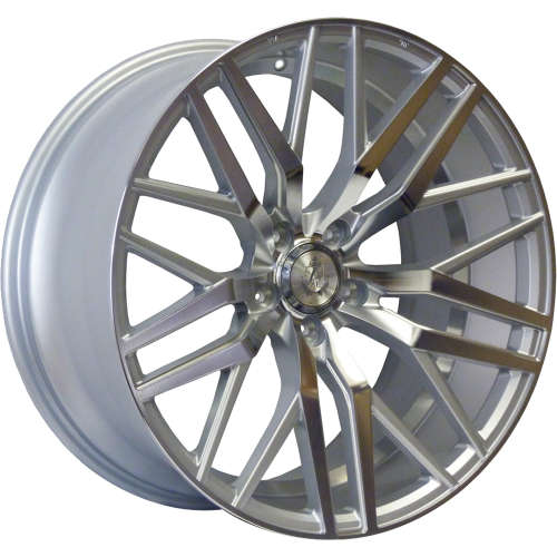 Axe EX3022x9 +20 Silver with Machined Spoke Faces and Outer Lip Ring and Undercut