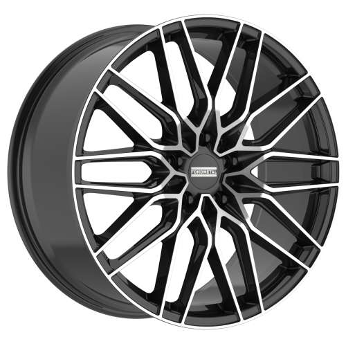Fondmetal Cratos FMI09 22x10 +36 Gloss Black with Machined Spoke Faces